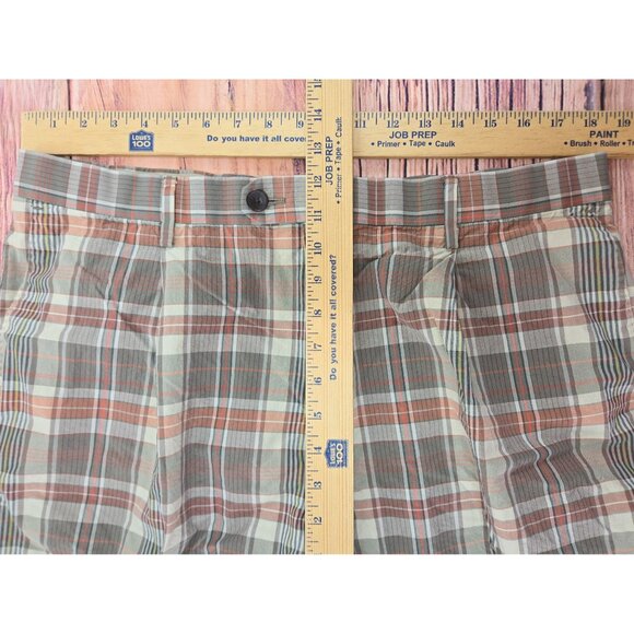 Banana Republic Mens Tailored Slim Fit Plaid Shorts 36 - Picture 4 of 5